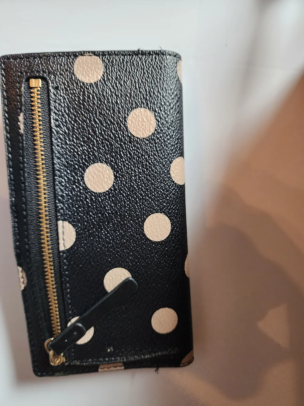 Kate Spade New York Wellesley Black Polka Dot Crossbody Bag & Stacy Wallet Bundl
